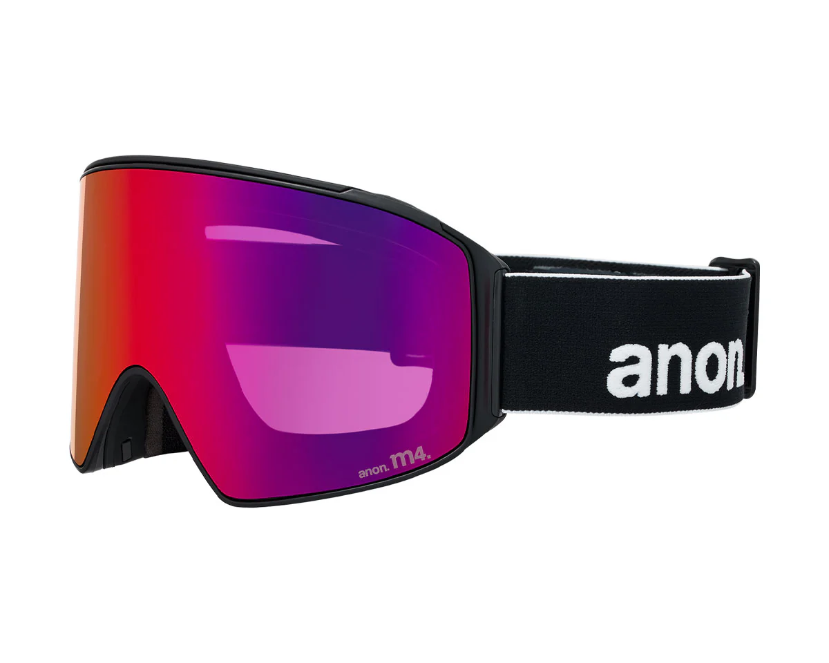 Anon M4 Goggle Black/Perceive Sunny Red + Bonus Lens + MFI Face Mask 2026 - Image 2