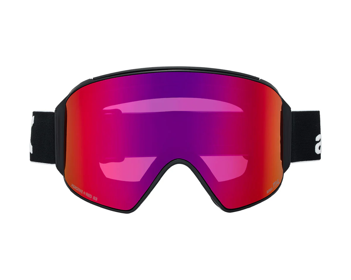 Anon M4 Goggle Black/Perceive Sunny Red + Bonus Lens + MFI Face Mask 2026 - Image 3