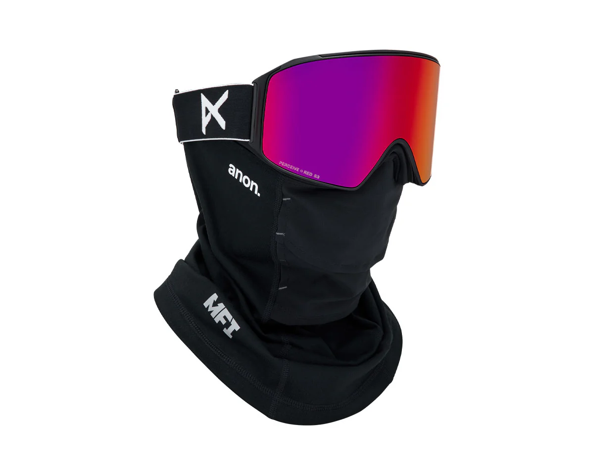 Anon M4 Goggle Black/Perceive Sunny Red + Bonus Lens + MFI Face Mask 2026 - Image 5