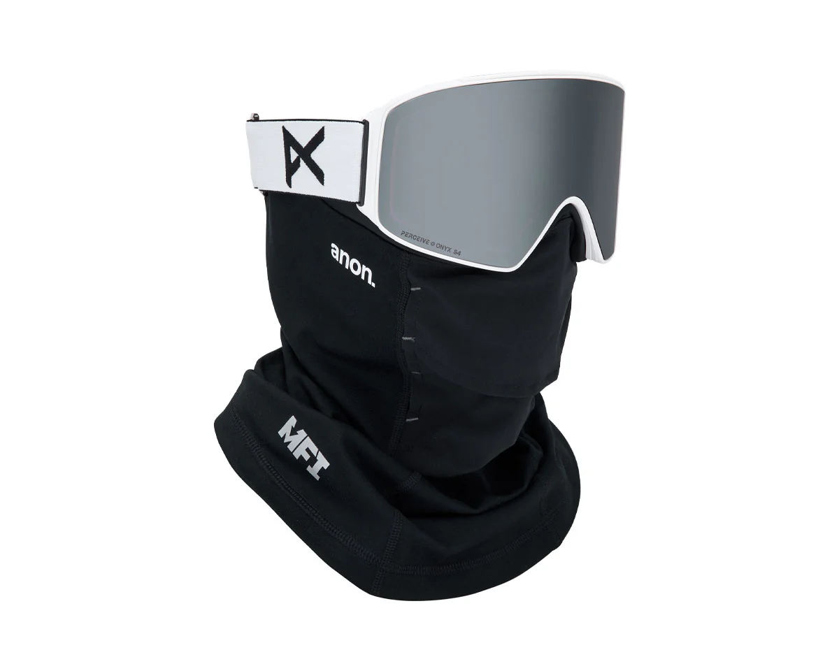 Anon M4 Low Bridge Goggle White/Perceive Sunny Onyx + Bonus Lens + MFI Face Mask 2026 - Image 5
