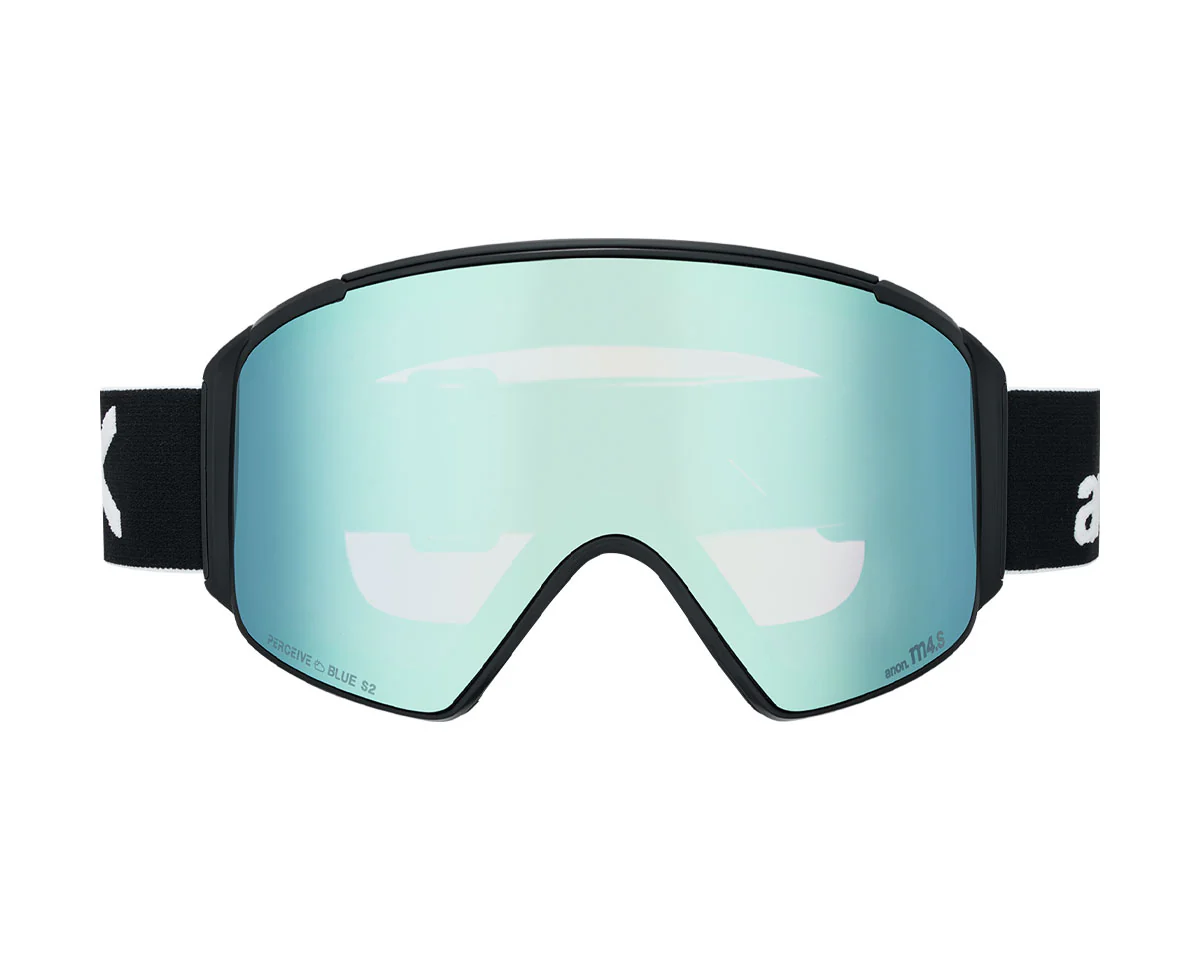 Anon M4S Low Bridge Goggle Black/Perceive Variable Blue + Bonus Lens + MFI Face Mask 2026 - Image 3