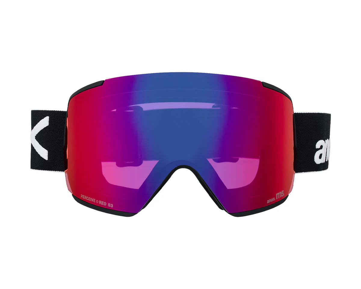 Anon M5 Goggle Black/Perceive Sunny Red + Bonus Lens + MFI Face Mask 2026 - Image 3