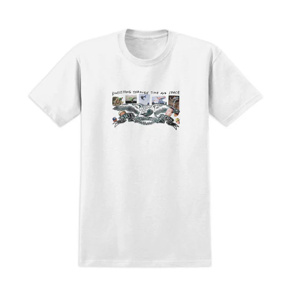 Anti-Hero Boneless In Space Short Sleeve Ringspun T-Shirt White