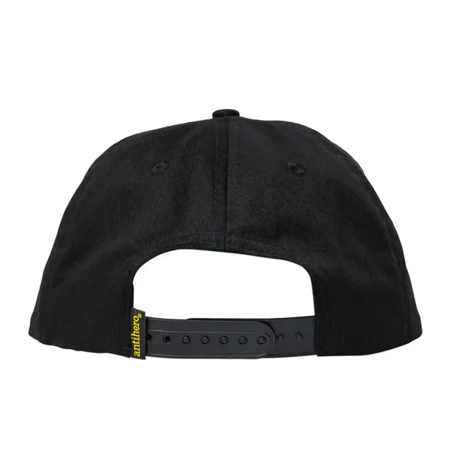Anti-Hero Eagle Round Snapback - Black/Charcoal - Image 2