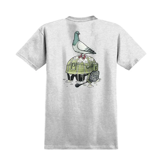 Anti-Hero Liberdad T-Shirt Ash Grey - Image 2
