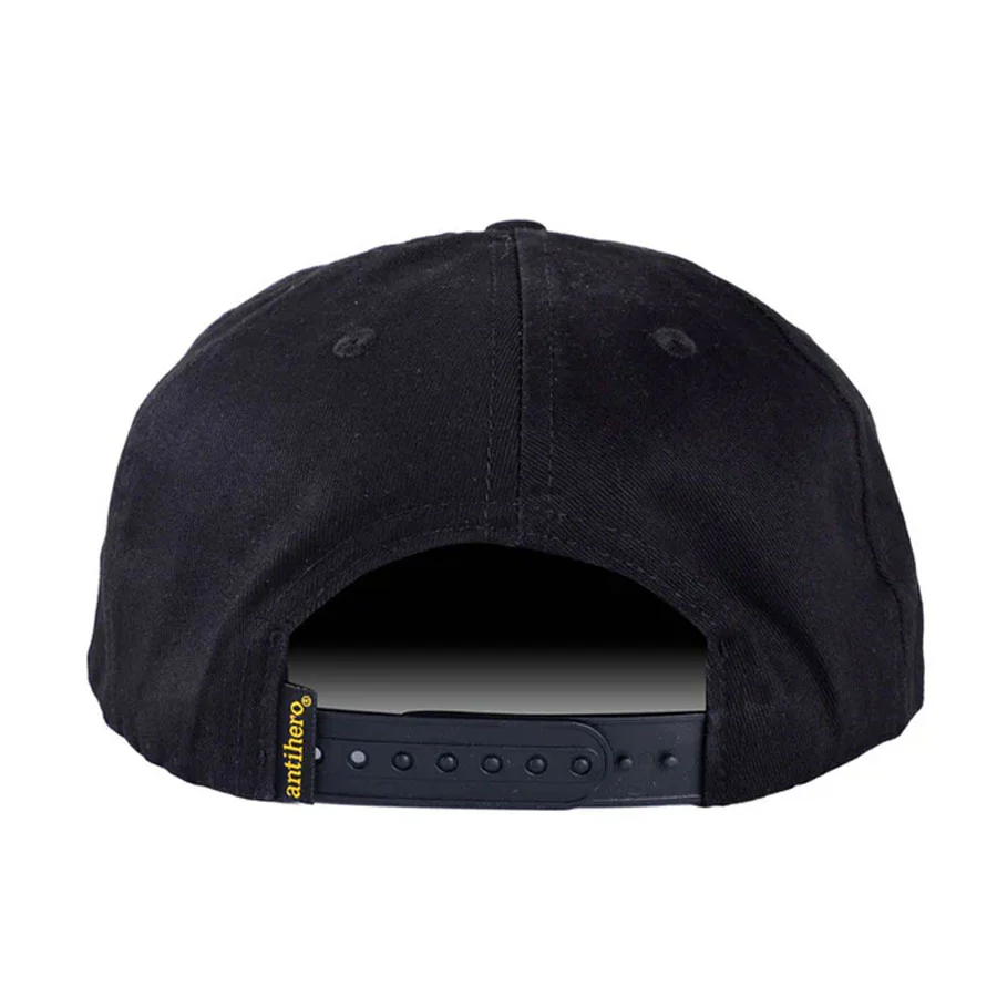 Anti-Hero Lil Pigeon Snapback - Black/Yellow - Image 2