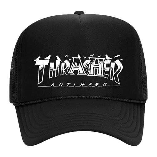 Anti-Hero Pigeon Mag Trucker Hat - Black
