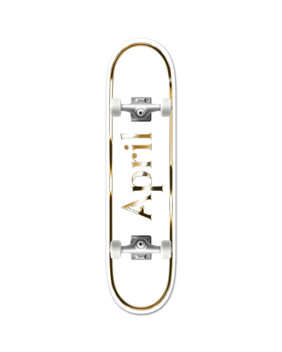 April OG Logo Golden Complete 8.25"