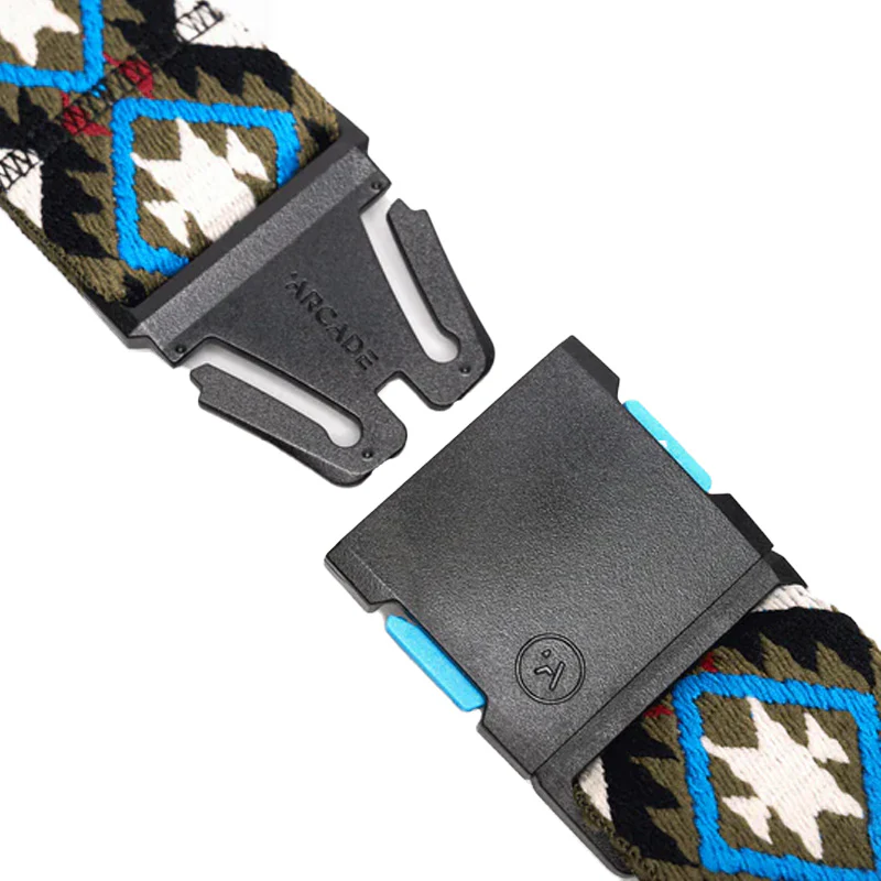 Arcade Twilight Belt - Oat/Turquoise - Image 2