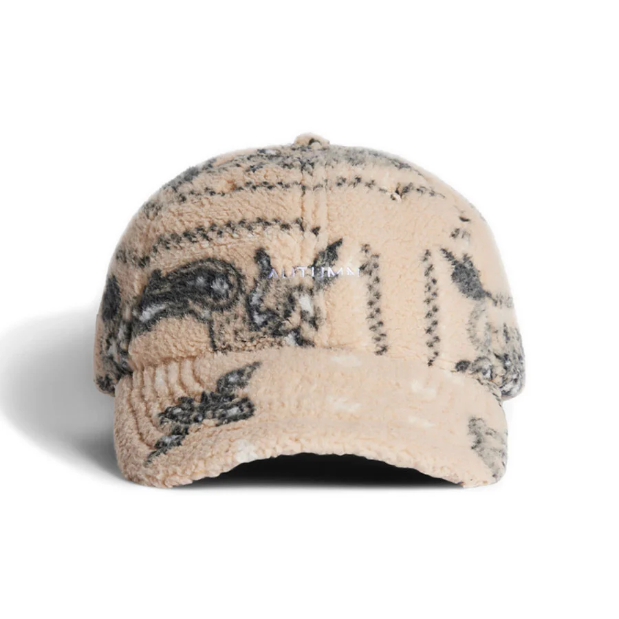 Autumn Sherpa Dad Hat Sand 2026 - Image 2