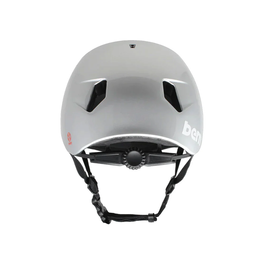 Bern Kids Nino DVRT Helmet Metallic Silver Shark Bite 2026 - Image 3
