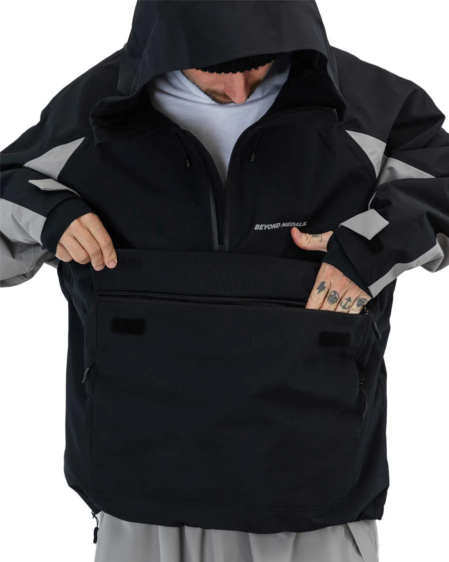 Beyond Medals Men's Retro Anorak 2L Black 2026 - Image 4