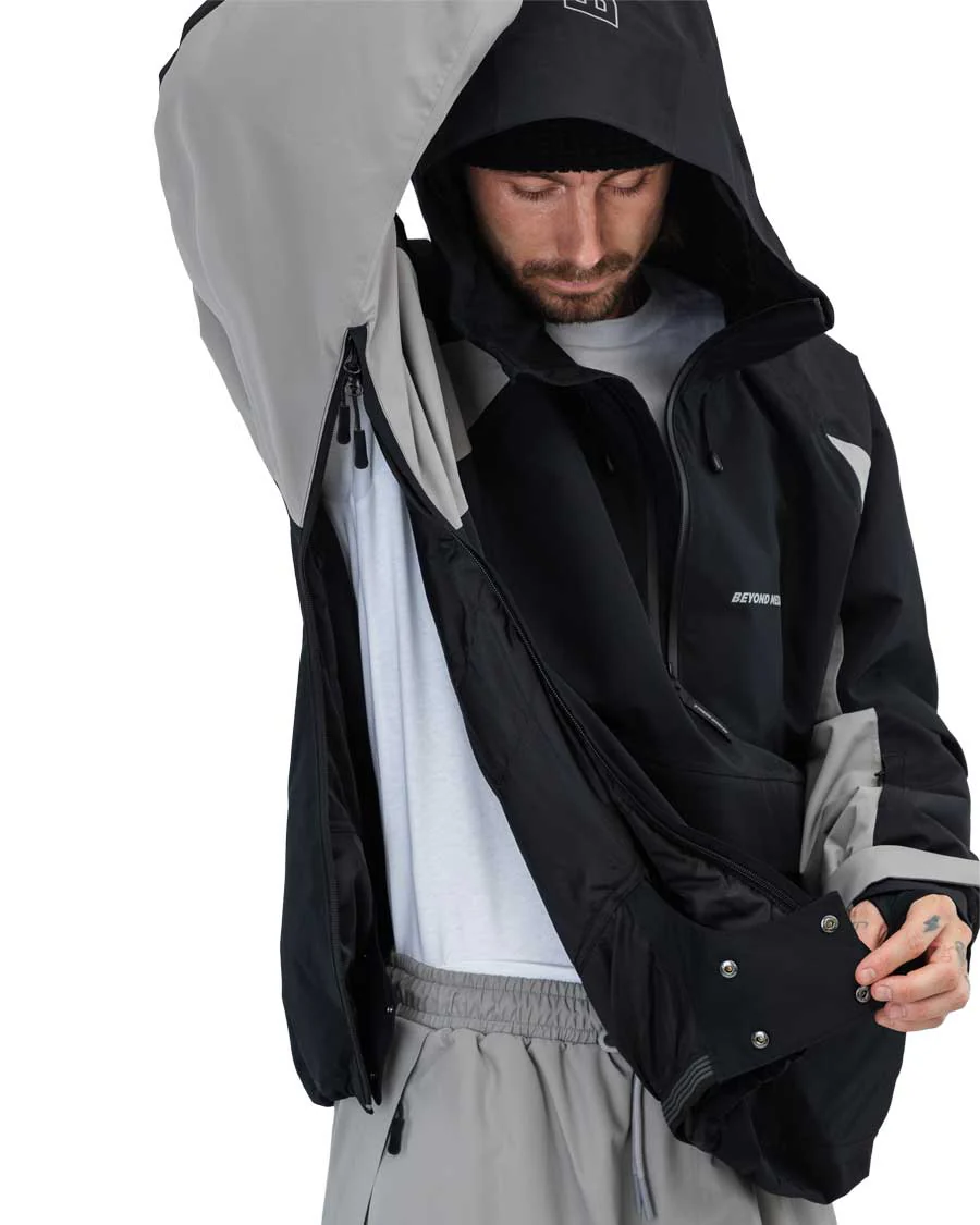 Beyond Medals Men's Retro Anorak 2L Black 2026 - Image 6