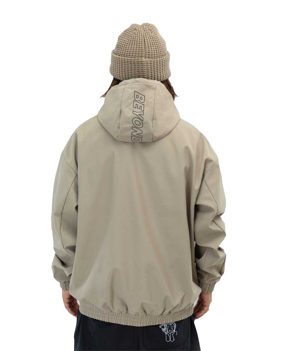 Beyond Medals Men's Softshell Hoodie Beige 2026 - Image 3
