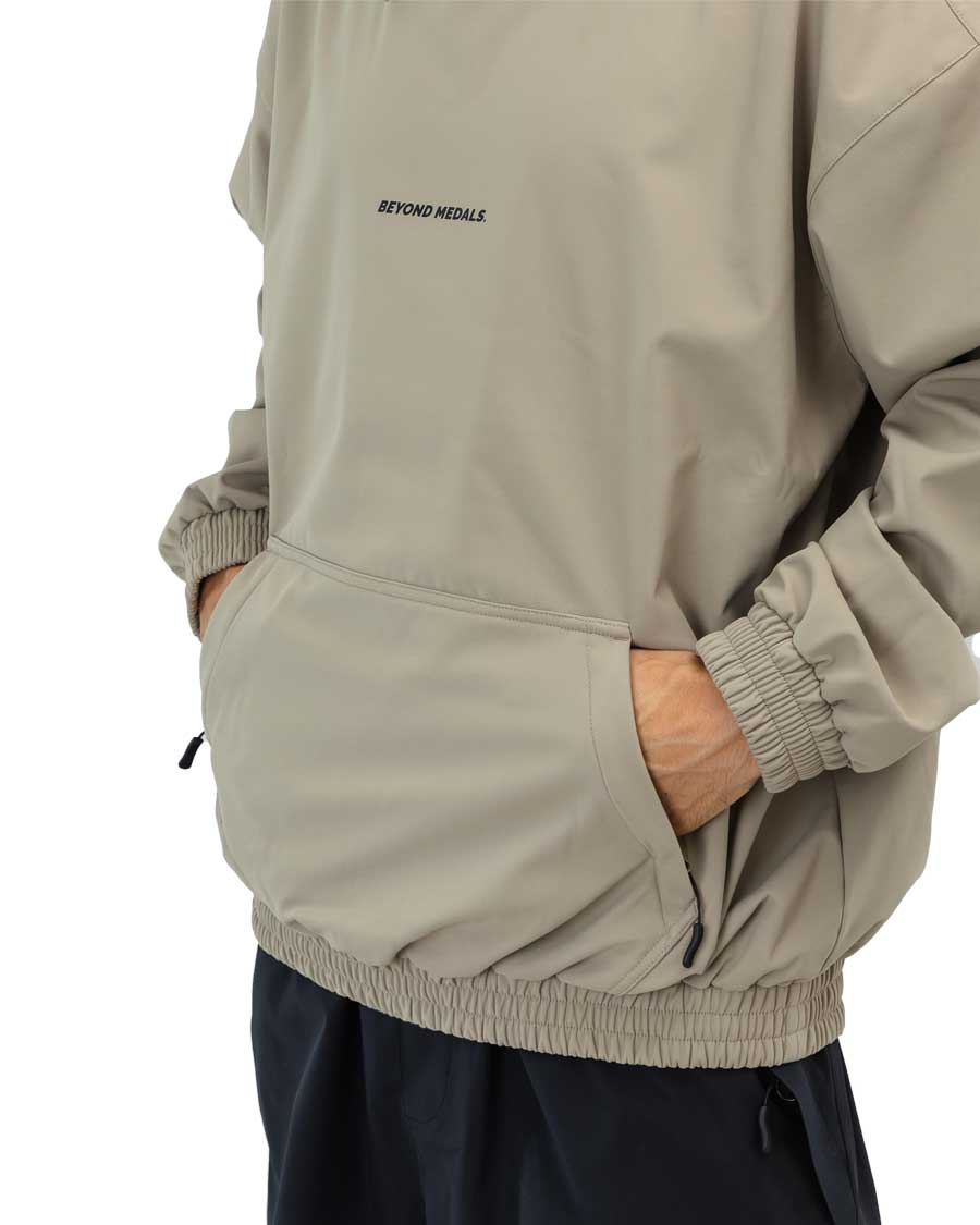 Beyond Medals Men's Softshell Hoodie Beige 2026 - Image 4