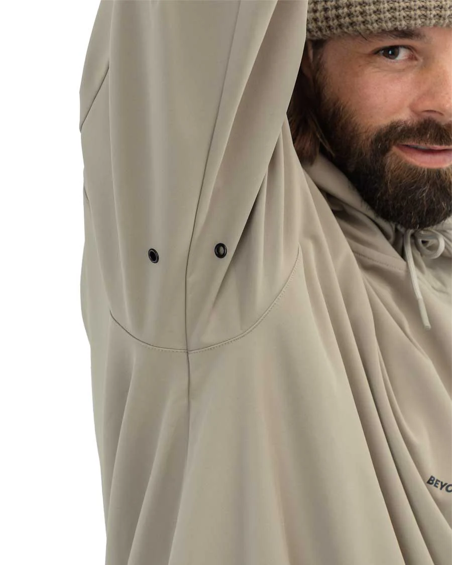 Beyond Medals Men's Softshell Hoodie Beige 2026 - Image 5
