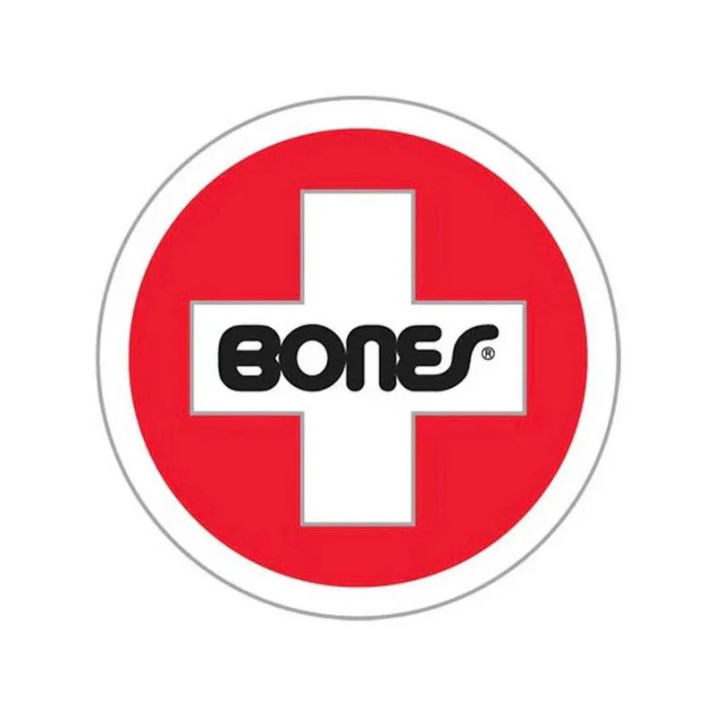 Bones Swiss Round Sticker 3"