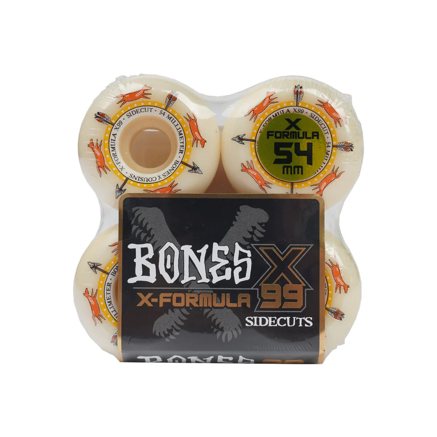 Bones Wheels XF Cousins Skateboarding V5 99A 54mm - Image 2