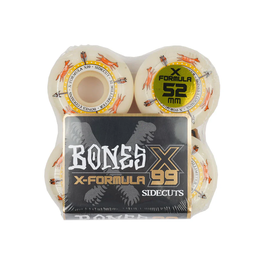 Bones Wheels XF Cousins Skateboarding V5 99A 52mm - Image 2