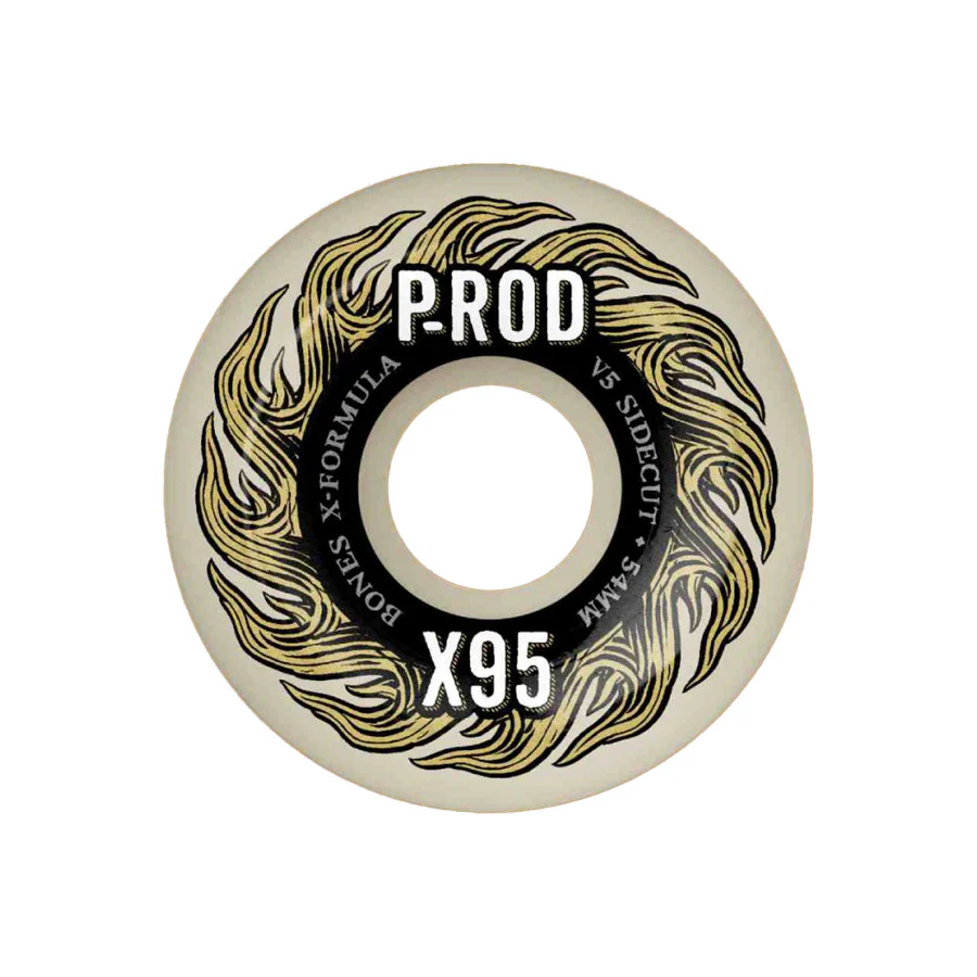 Bones X-Formula P-Rod V5 Sidecut 95A Wheels 54mm