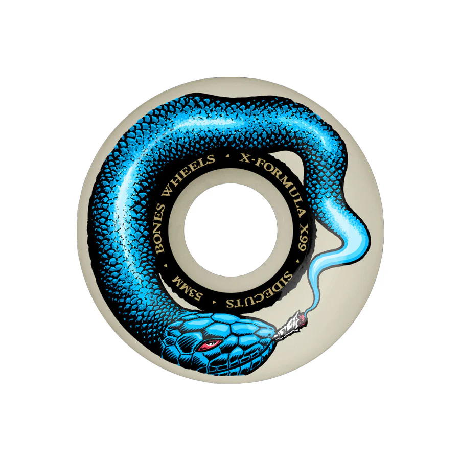 Bones X-Formula Smokin Snake V5 Sidecut 99A Wheels 53mm