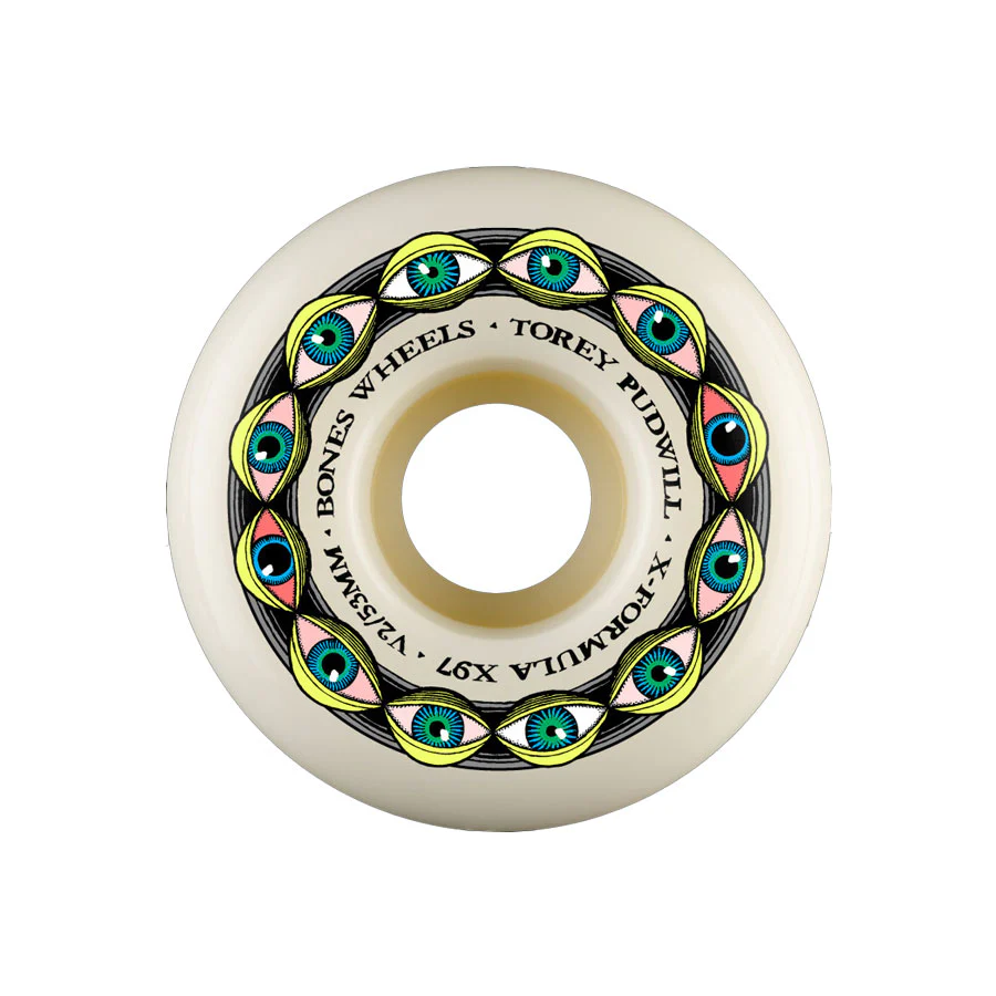 Bones XF Pudwill Frying Eyes V2 Locks 97A Wheels 53mm
