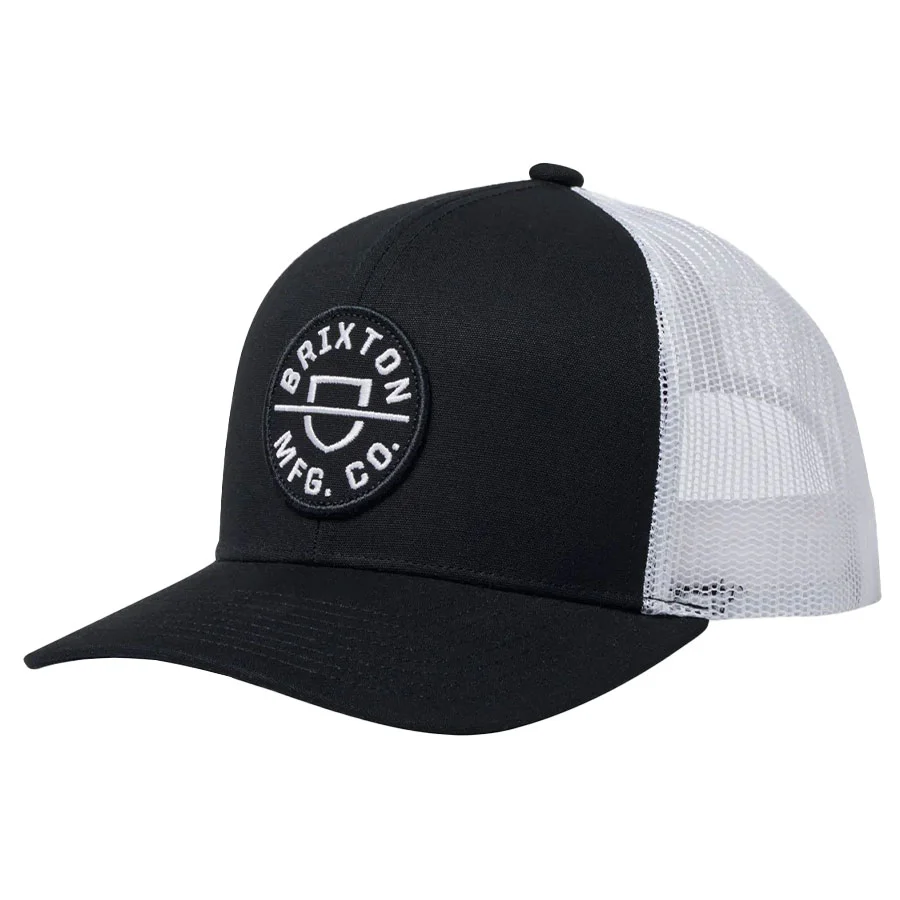 Brixton Crest X Medium Profile Mesh Cap Black 22