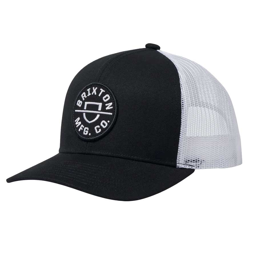 Brixton Crest X Medium Profile Mesh Cap Black