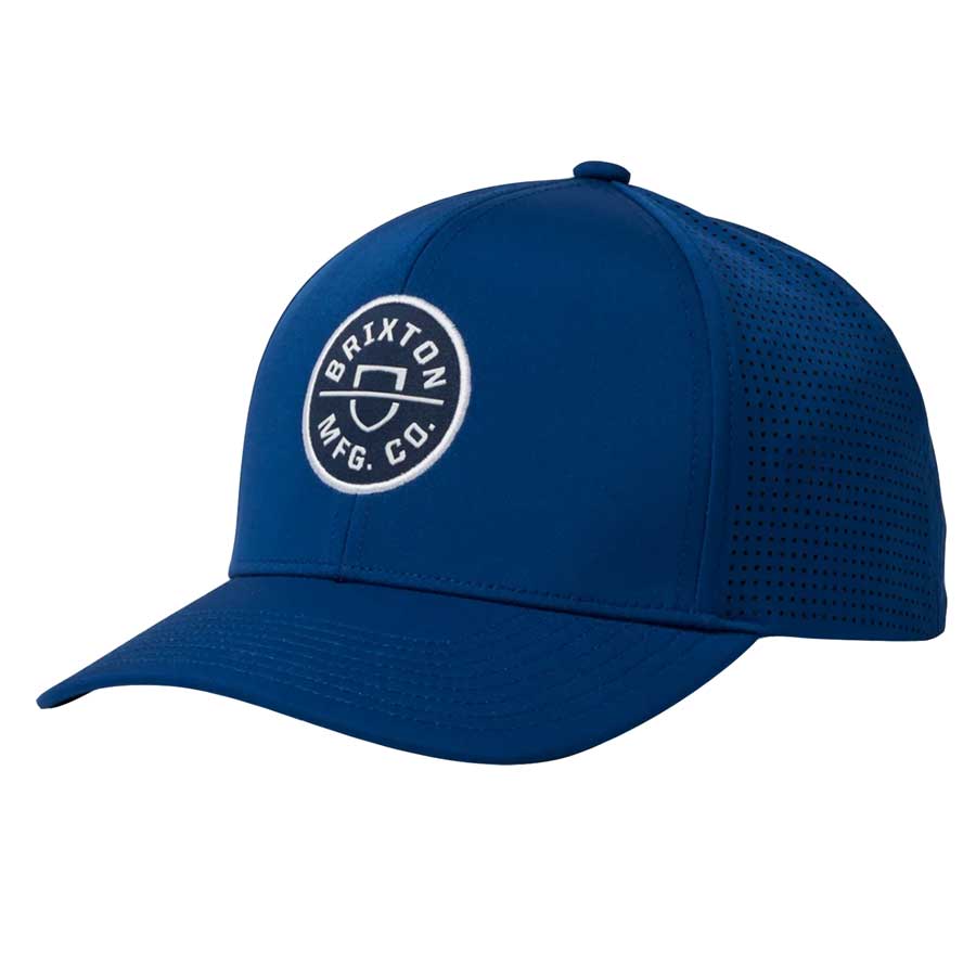 Brixton Crest X Medium Profile Snapback Joe Blue/Joe Blue