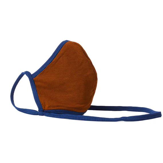 Brixton Everything Face Mask Navy/Tan - Image 2