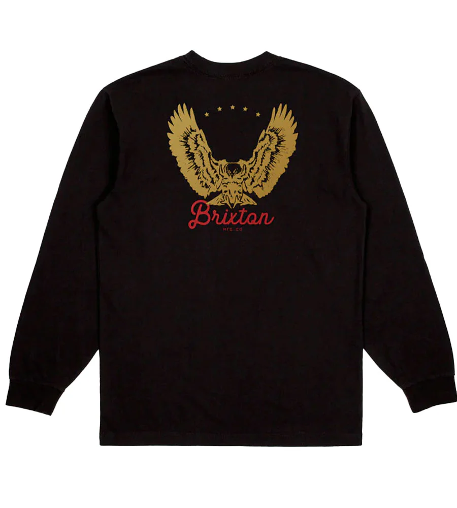 Brixton Talon Long Sleeve T-Shirt Black - Image 2