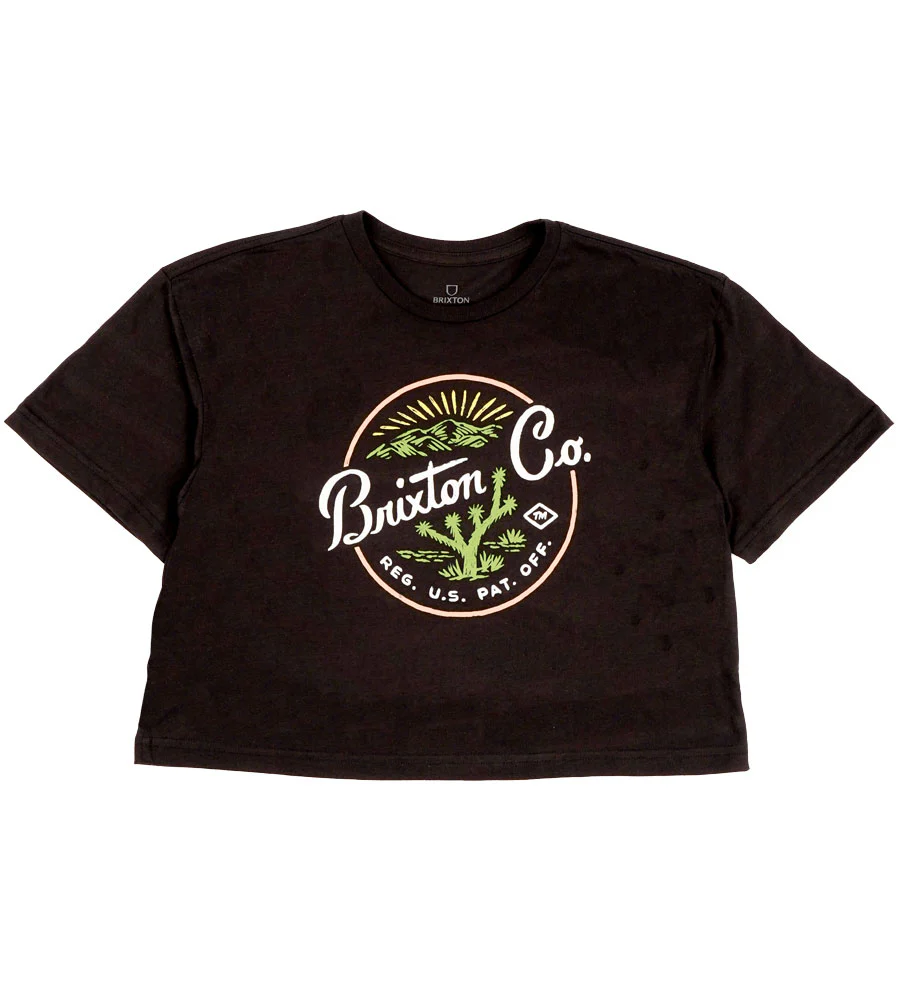Brixton Women's Joshua Short Sleeve T-Shirt - Black