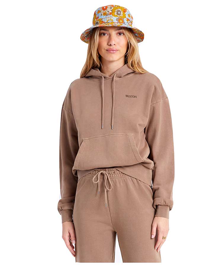 Brixton Womens Weekender Hoodie Pine Bark - Image 2