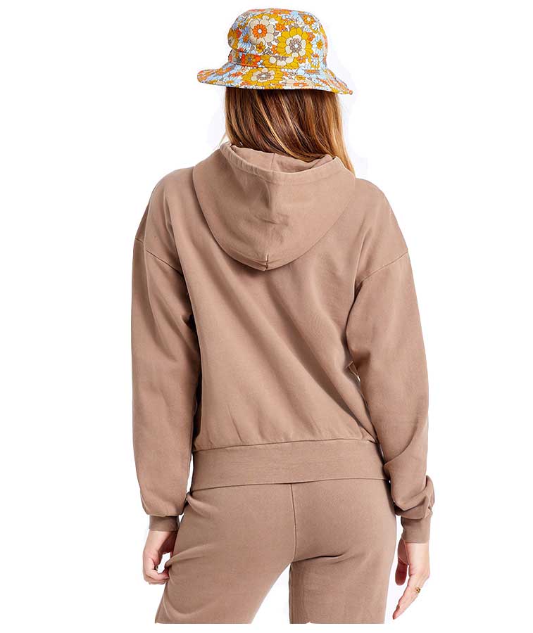 Brixton Womens Weekender Hoodie Pine Bark - Image 4