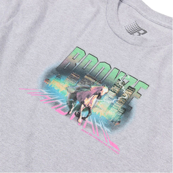 Bronze56K Nyc 2025 T-Shirt Heather Grey - Image 2