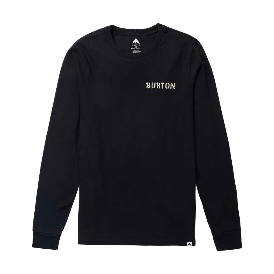 Burton Heavyweight Photo Long Sleeve T-Shirt True Black 2026