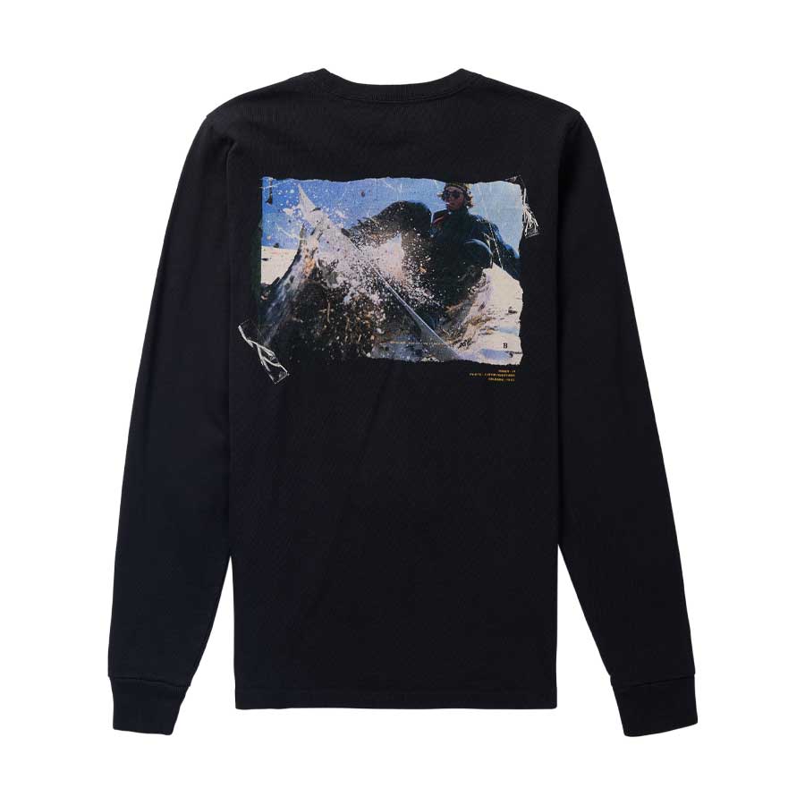 Burton Heavyweight Photo Long Sleeve T-Shirt True Black 2026 - Image 2