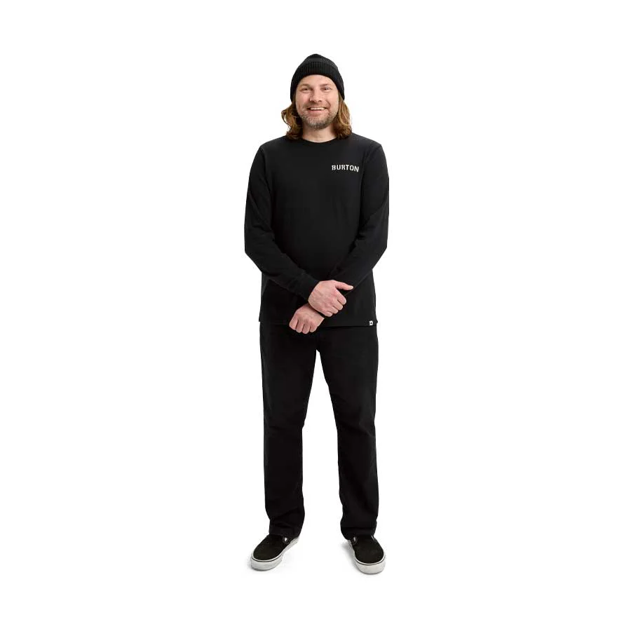 Burton Heavyweight Photo Long Sleeve T-Shirt True Black 2026 - Image 3