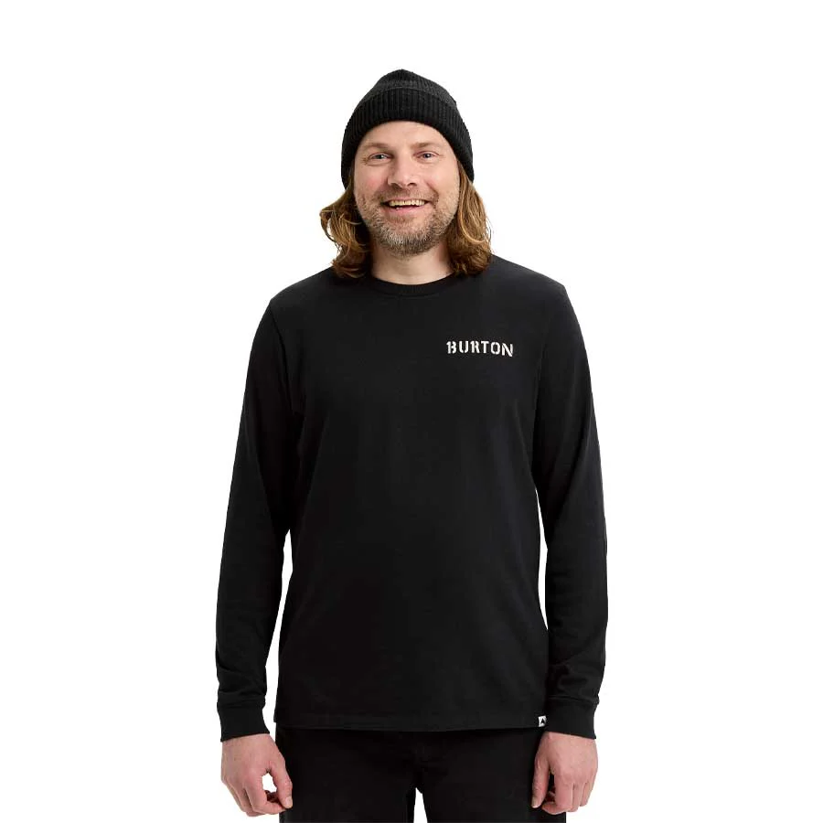 Burton Heavyweight Photo Long Sleeve T-Shirt True Black 2026 - Image 4