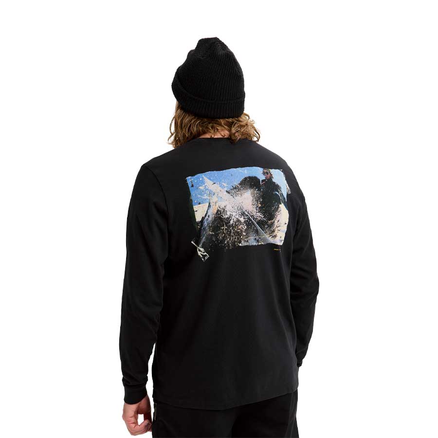 Burton Heavyweight Photo Long Sleeve T-Shirt True Black 2026 - Image 5