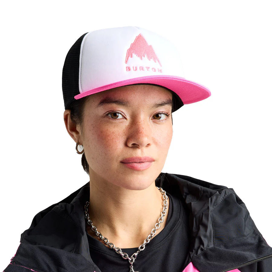 Burton I-80 Snapback Trucker Hat Shockwave Pink 2027 - Image 3