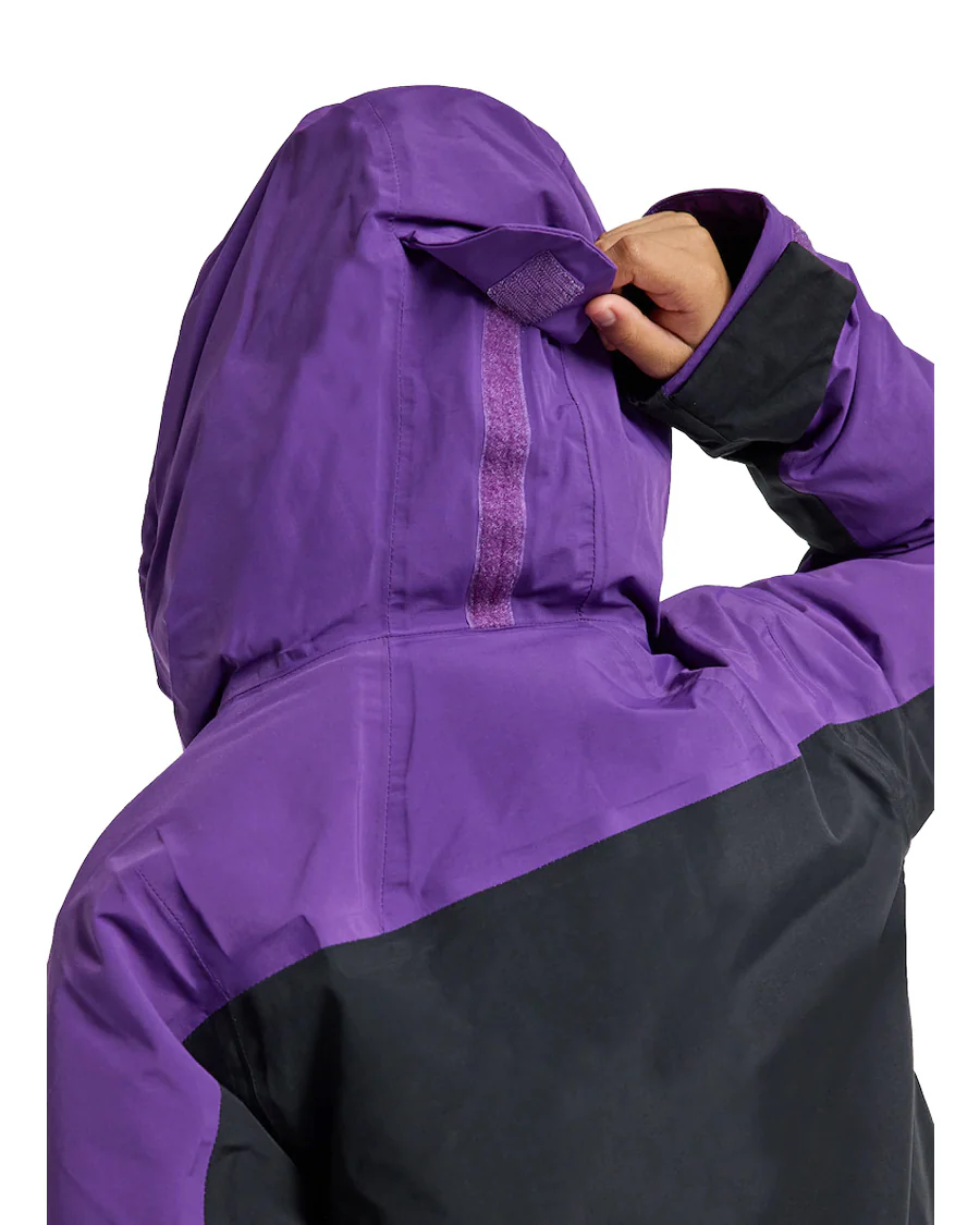 Burton Kids' Ascutney 2L Jacket Imperial Purple/True Black 2026 - Image 3
