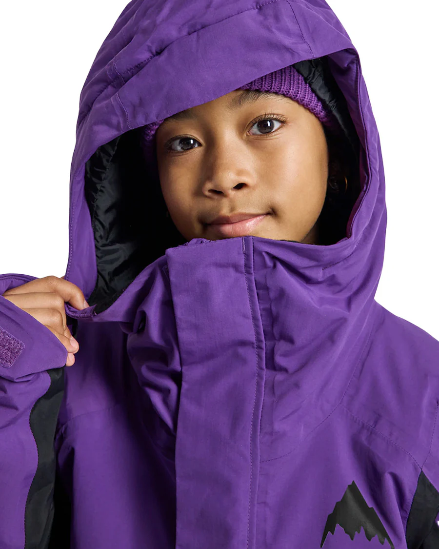 Burton Kids' Ascutney 2L Jacket Imperial Purple/True Black 2026 - Image 5