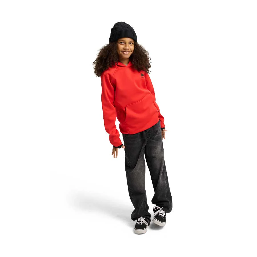 Burton Kids' Crown Weatherproof Pullover Fleece Flame Scarlet 2026 - Image 2