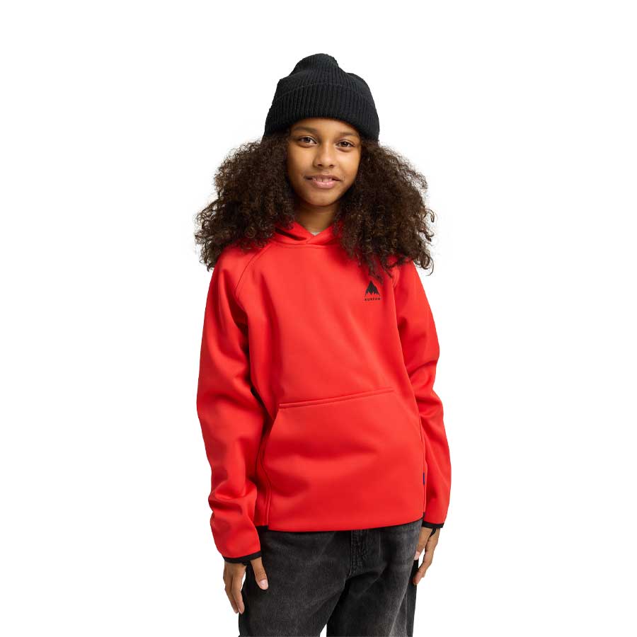 Burton Kids' Crown Weatherproof Pullover Fleece Flame Scarlet 2026 - Image 3