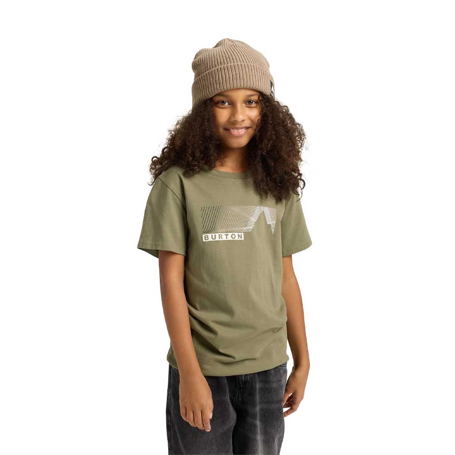 Burton Kids' Elmore Short Sleeve T-Shirt Forest Moss 2026 - Image 2