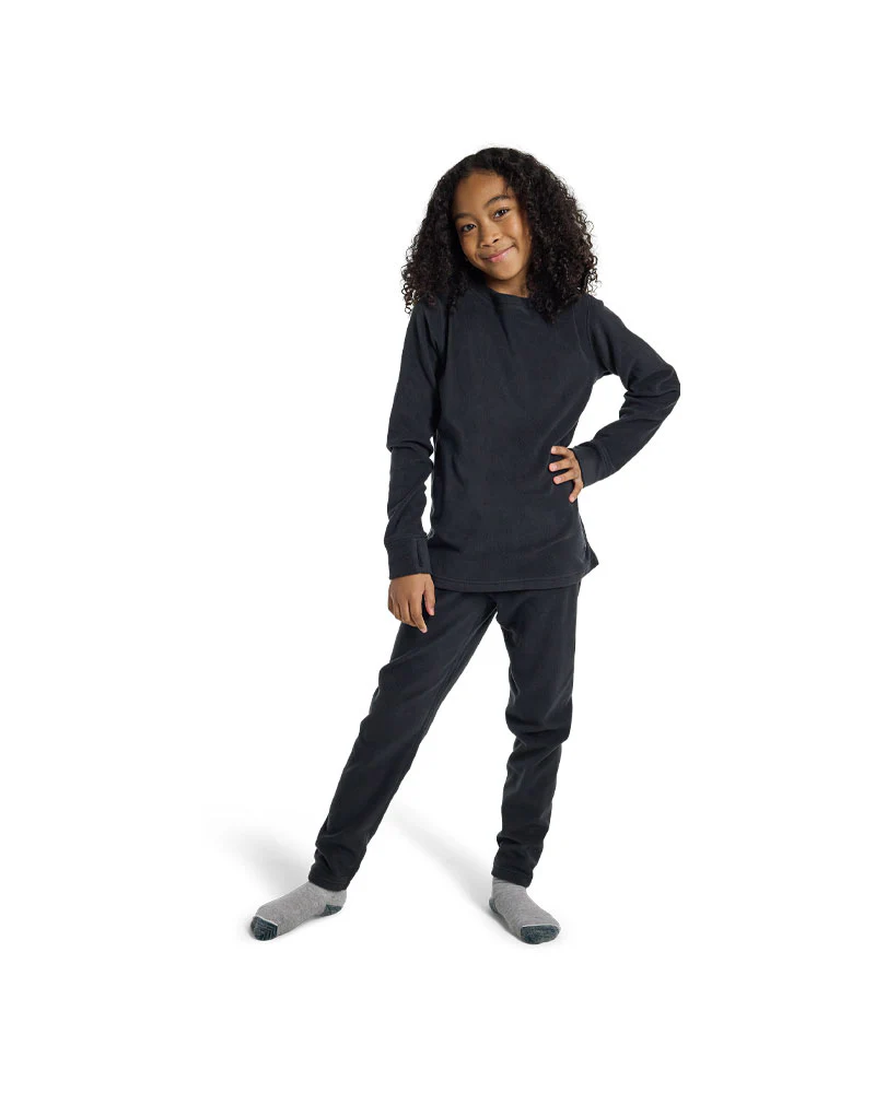 Burton Kids' Fleece Base Layer Set True Black 2026 - Image 2