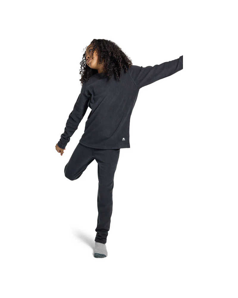 Burton Kids' Fleece Base Layer Set True Black 2026 - Image 3