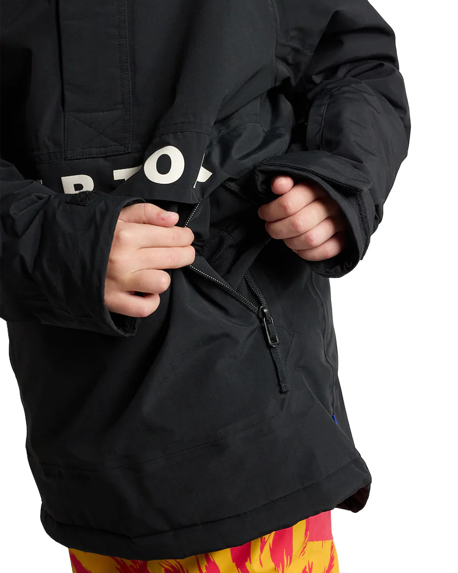Burton Kids' Frostner 2L Anorak True Black 2026 - Image 5