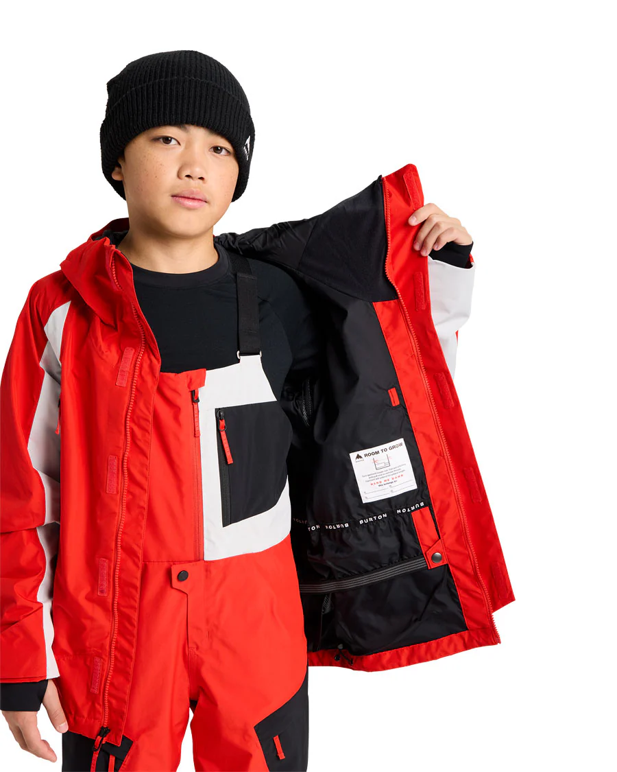 Burton Kids' GORE-TEX Shell Jacket Flame Scarlet / True Black 2026 - Image 4